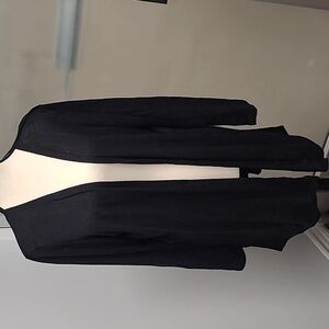 Northern Reflections Size XL Black Open Front Longsleeve Cardigan